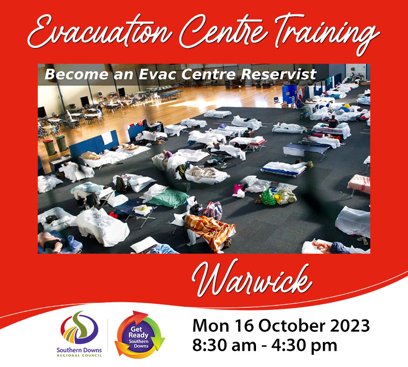 Evacuation Centre Training Warwick Oct 23 Tile